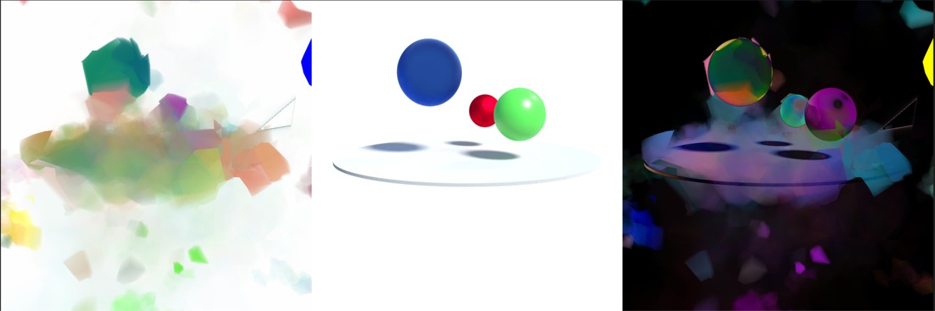 D-NeRF bouncing balls monocular result